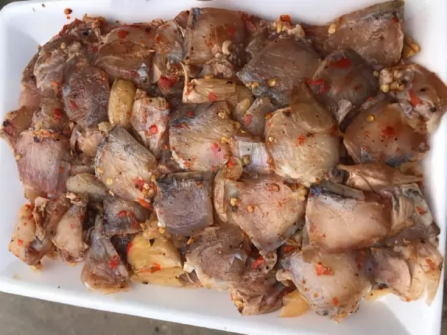 Gò má cá lóc đồng 1 nắng