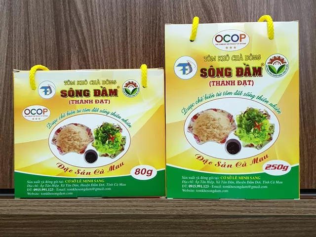 Tôm khô chà bông