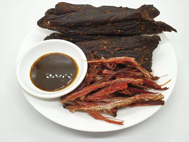 Thịt trâu gác bếp