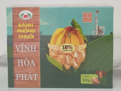 Bánh phồng chay vị chuối ảnh 1
